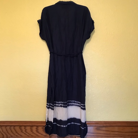 Athleta Silk Maxi Shirt Dress - Picture 4 of 7